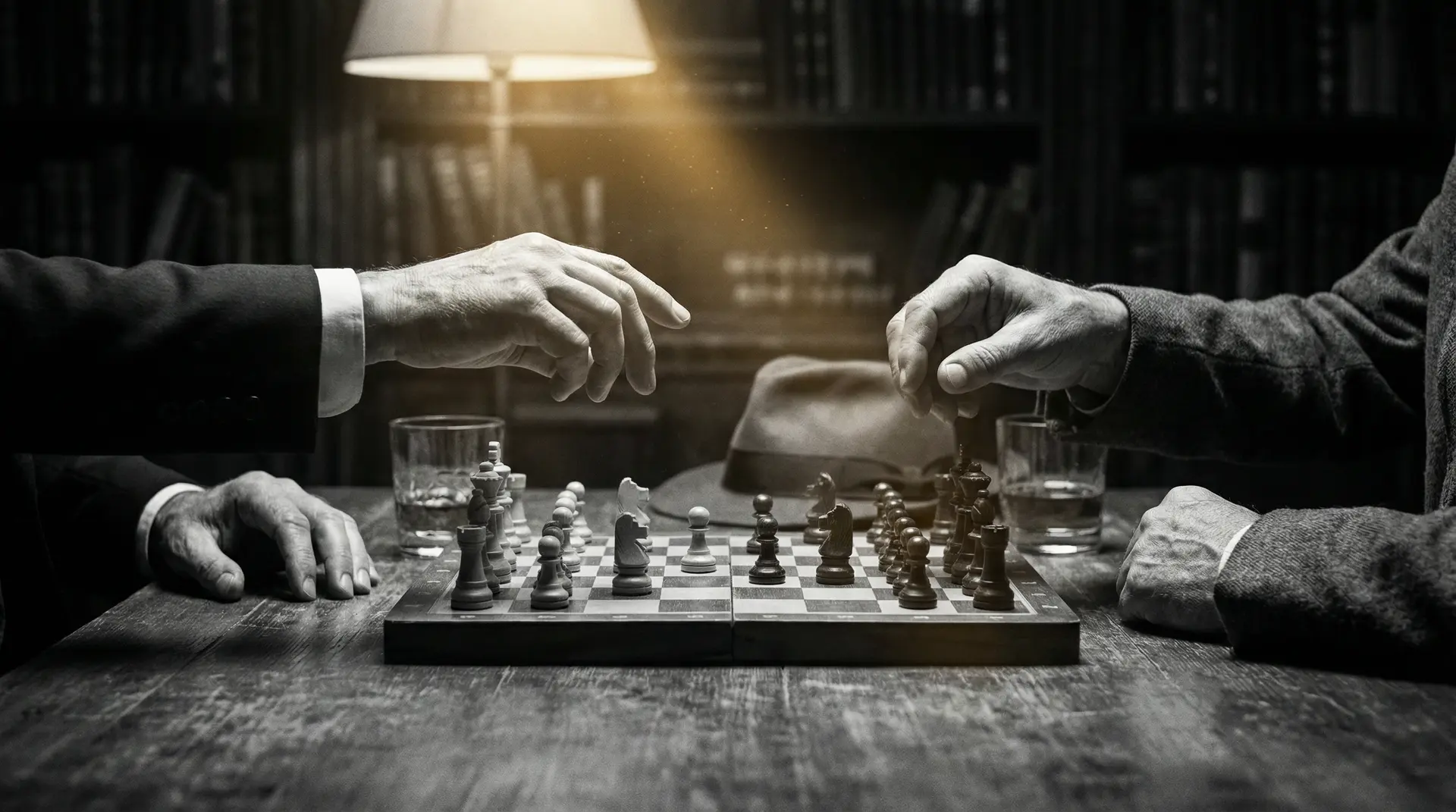 女人张开腿让男人桶爽免 艺术探索系列 - 非线性叙事，棋盘上的对弈象征命运的交错